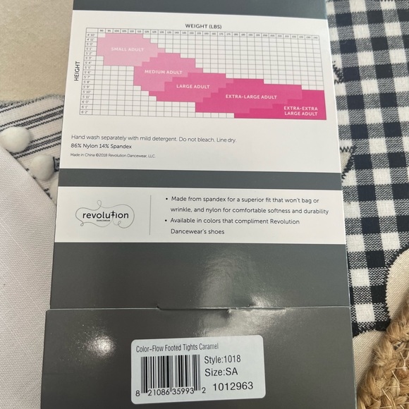 Revolution color-flow footed tights Small Adult - Picture 2 of 2